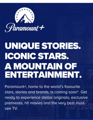 1 Month Free Paramount+ with code (£6.99 Per Month After) - New Subscribers at Paramount+