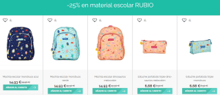 Descuentos Black Friday en Rubio