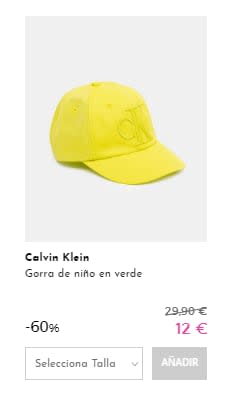 Recopilación de la marca Calvin klein desde 9€ para los bebés y niños en Primeretti