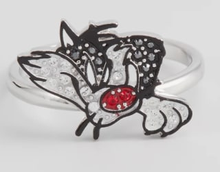 Anillo Looney Tunes Silvestre, Baño De Rodio por 19,50€