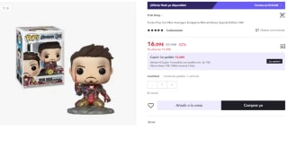 Funko POP! Marvel I Am Iron Man por 16.09€ (Cuenta Nueva 10.2€)