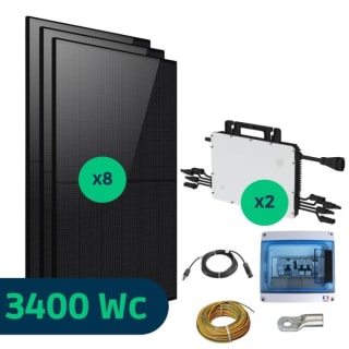 Kit solaire Autoconsommation 3400 Wc - Longi à 1749€