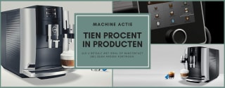 10% korting op koffiemachines van Nivona en Jura bij De Koffiethuiswinkel