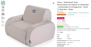 Chicco Twist kinderstoel voor €31,21 bij Amazon NL met Prime