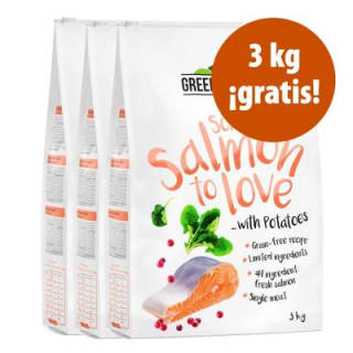 Greenwoods pienso sin cereales para gatos: compra 9 kg y pagas solo 6 kg.