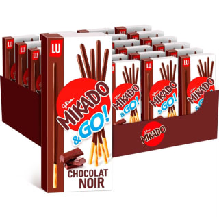 Mikado & Go - Chocolate Negro - Pack de 24x39g por 16€