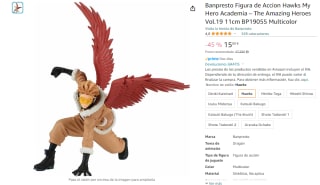 Banpresto Figura de Acción Hawks My Hero Academia por 15€