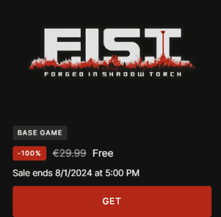 F.I.S.T.: Forged In Shadow Torch gratis bij Epic games