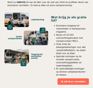 Gratis lidmaadschap NKC tot eind dit jaar