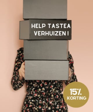 15% korting bij besteding vanaf €35 bij Tastea