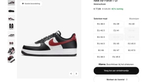 Nike Air Force 1 '07 sneakers voor €77,99