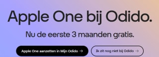 Probeer 3 maanden gratis Apple One via Odido