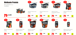 Melkunie Protein Alle varianten voor €0,79 bij Dirk