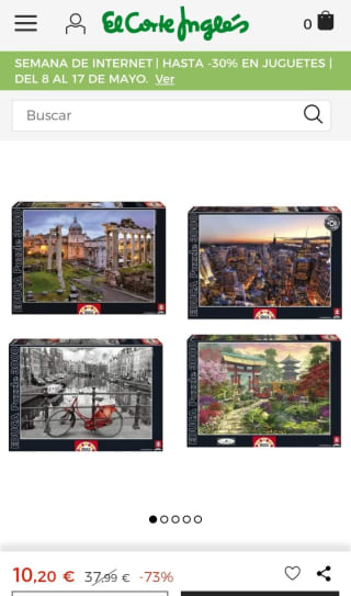 Puzzle 3000 Piezas EDUCA BORRAS por 10,20€.