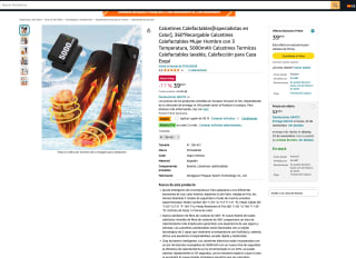 Calcetines Térmicos Calefactables Recargables con 3 Temperaturas 500Z0mAh por solo 27,99€