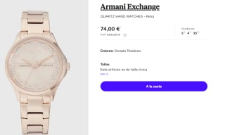 Reloj de Mujer Armani Exchange QUARTZ HAND WATCHES por 74€