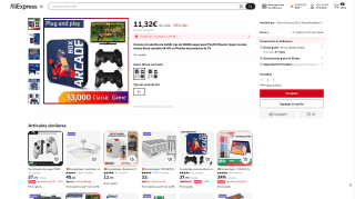 Arcade Box 64GB PS1/DC/Naomi por 11,32€