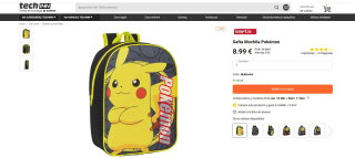 Mochila Pokémon marca Safta por 8,99€