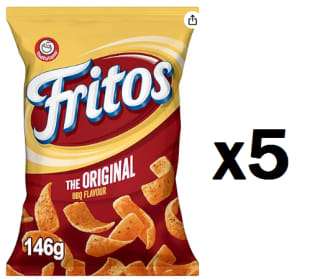 5 Bolsas de Matutano Fritos Barbacoa 146g por 6.99€