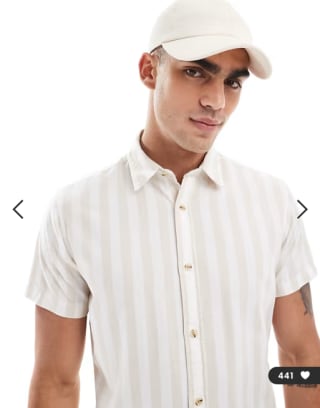 Camisa Rayas Jack & Jones Hombre por solo 3,75€