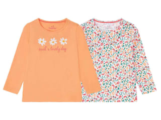Camisetas manga larga infantiles pack 2 por solo 2€