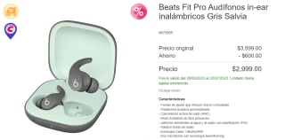 Audífonos Beats Fit Pro por $2,099 en Costco