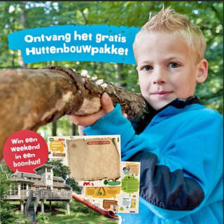 Gratis het Huttenbouwpakket van OERRR van Natuurmonumenten