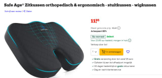 Safe Age orthopedisch zitkussen voor €11,95 bij Bol