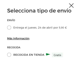 Bolso Bandolera por 17,99€.