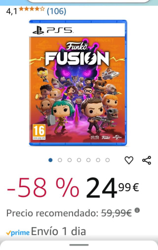 Funko Fusion PS5 por 24,99€.