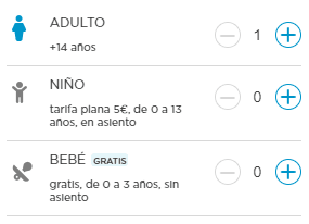 Billetes Ouigo desde 4€ por trayecto truco