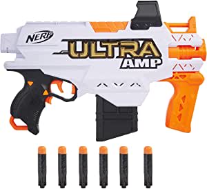 Hasbro Lanzador motorizado Amp, Clip, 6, Compatible Solo con Dardos Nerf Ultra, por 18,70€