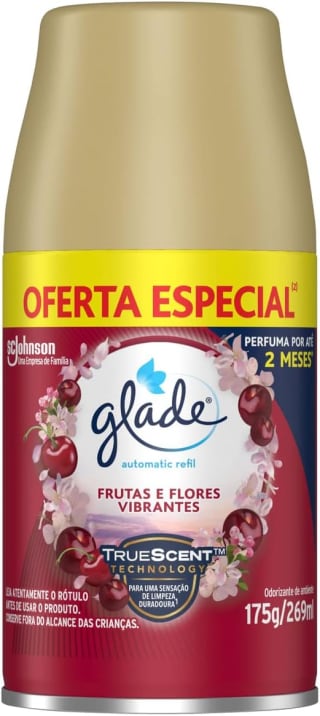 Desodorizador da Glade, perfume de Frutas e Flores de 269ml - R$ 24,90