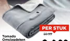 Tomado elektrische omslagdeken voor €34,99 bij Vomar