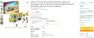 LEGO Friends Camión de Reciclaje por 13,99€