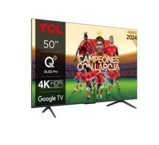 TV QLED 50" 127 cm TCL 50C61B (50C655) 4K UHD Dolby Vision Smart TV HDR10+ Dolby AC4 Quantum Dot por solo 296,65€