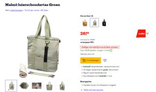 Little Company Malmö luierschoudertas voor €26,99 bij Bol