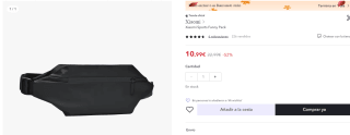 Bandolera Xiaomi Sports Fanny Pack por 10,99€ (cuenta nueva por 6,59€)