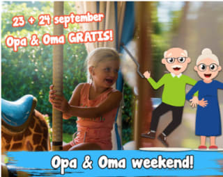 Opa en Oma gratis naar speelpark Oud Valkenveen 23 en 24 sept