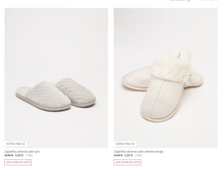 Recopilación zapatillas women secret desde 4,19€