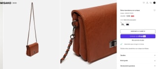 Bolso bandolera con solapa Shailas por 7,80€