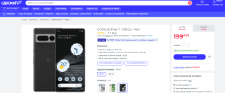 Smartphone Google Pixel 7 - 128 Go 199,49€