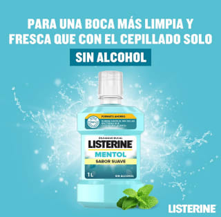 2 Listerine Enjuage Bucal Mentol Suave 1000ml a solo 8,96€