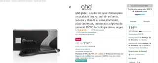 Cepillo de pelo térmico Ghd glide por 114.99€