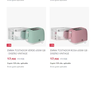 Recopilación tostadoras muy economícas desde 8,21€