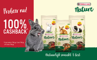 Cavia- of konijnenvoer 100% terugbetaald via cashback