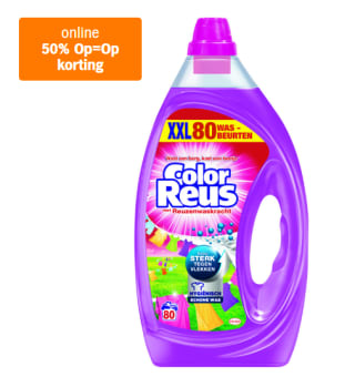 Color Reus xxl 80 wasbeurten voor €10,99 bij de AH