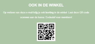 20% korting op de nieuwe collectie bij WE