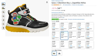 Zapatillas Geox J Ciberdron Super Mario niñ@s por 34,95€