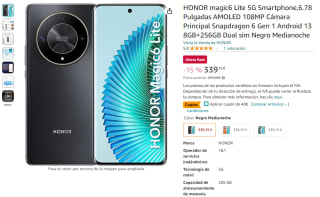 HONOR Magic 6 Lite 5G smartphone voor €289,99